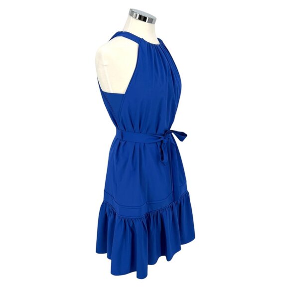 Calvin Klein Commuter Halter A-Line Dress Dazzling Blue Size 2 NWT - Picture 4 of 11